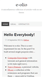 Mobile Screenshot of e-olio.com